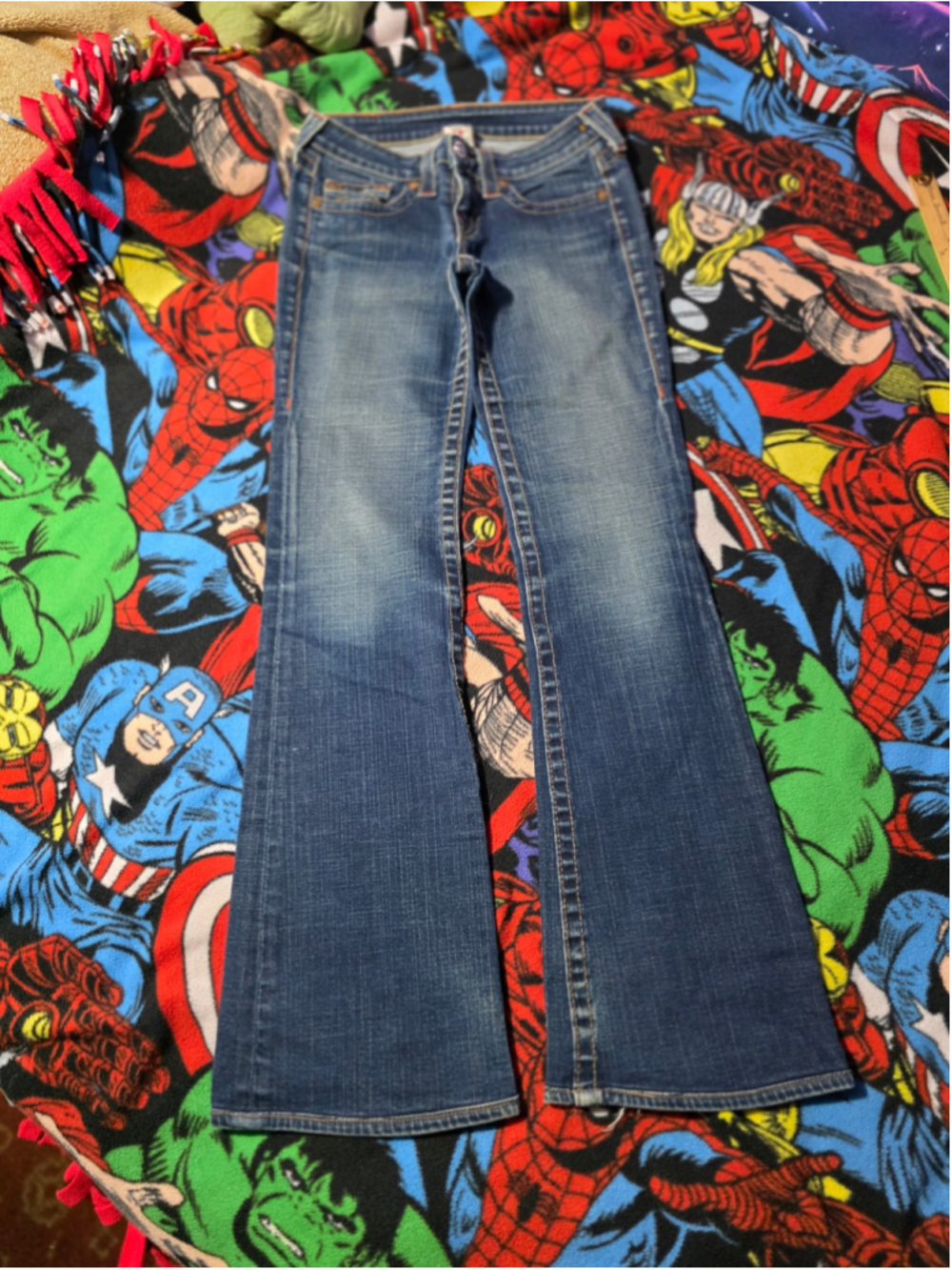 Women's True Religion Boot Cut Jeans Size 28 Blue